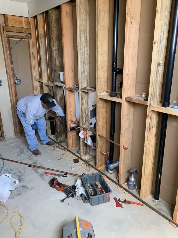 Commercial rough-in plumbing for Gas Line Repair in West Palm Beach Farms